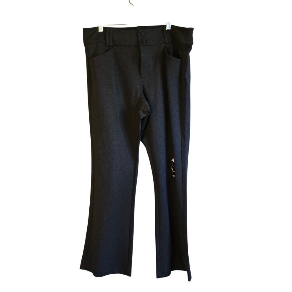 torrid gray studio lux ponte trouser boot pants size 18r nwt